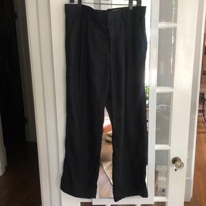 H&M loose fit linen pants, black, size M34